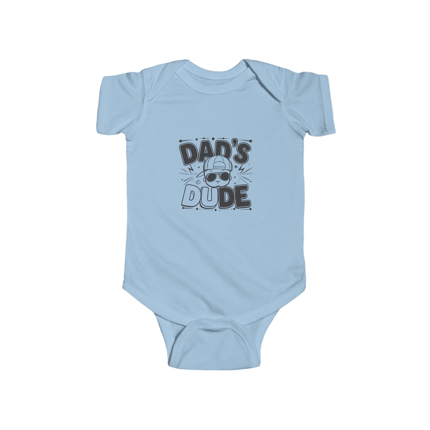 LMX- Cute Dad's Dude Infant Bodysuit - Fun Baby Apparel for New Dads