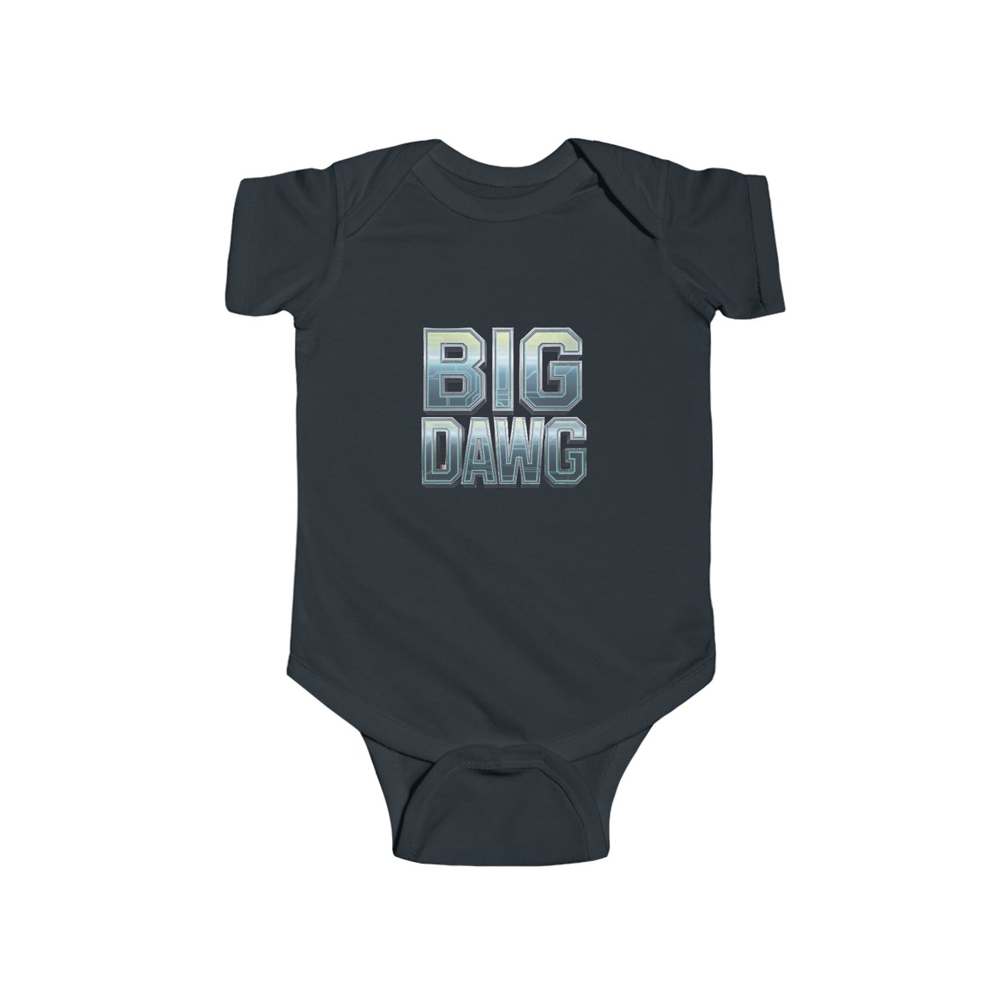 LMX “Big Dog” 3D Text Baby Onesie
