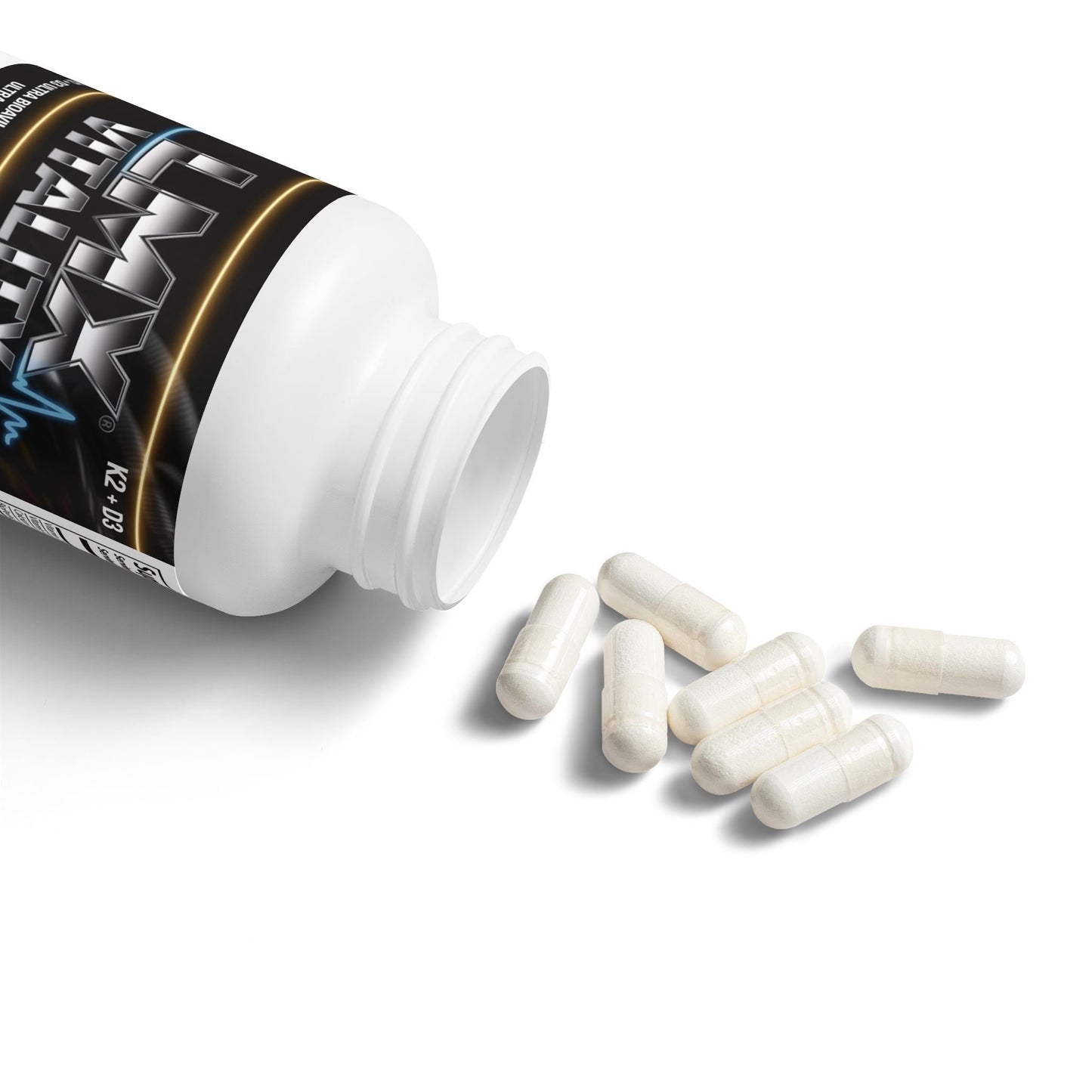LMX Designs | Vitality Line Vitamin K2 + D3 Supplement – 60 Capsules