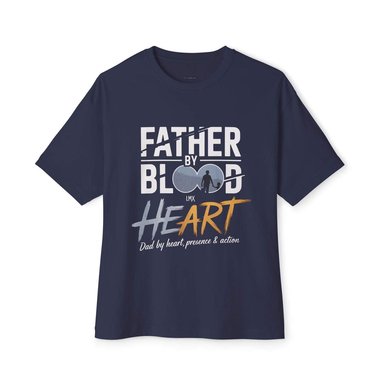 Father by Blood, Dad by Heart Graphic T-Shirt (Inspired by Lawrence Michael Jr.)