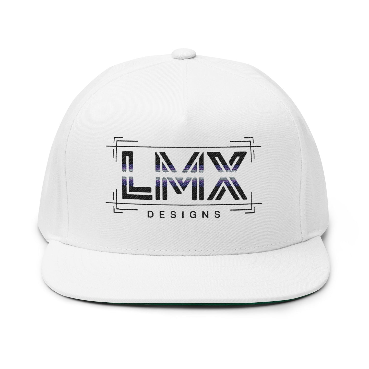 LMX Designs Stylish Flat Bill Cap with LMX Designs Logo | Perfect for Casual Wear & Events