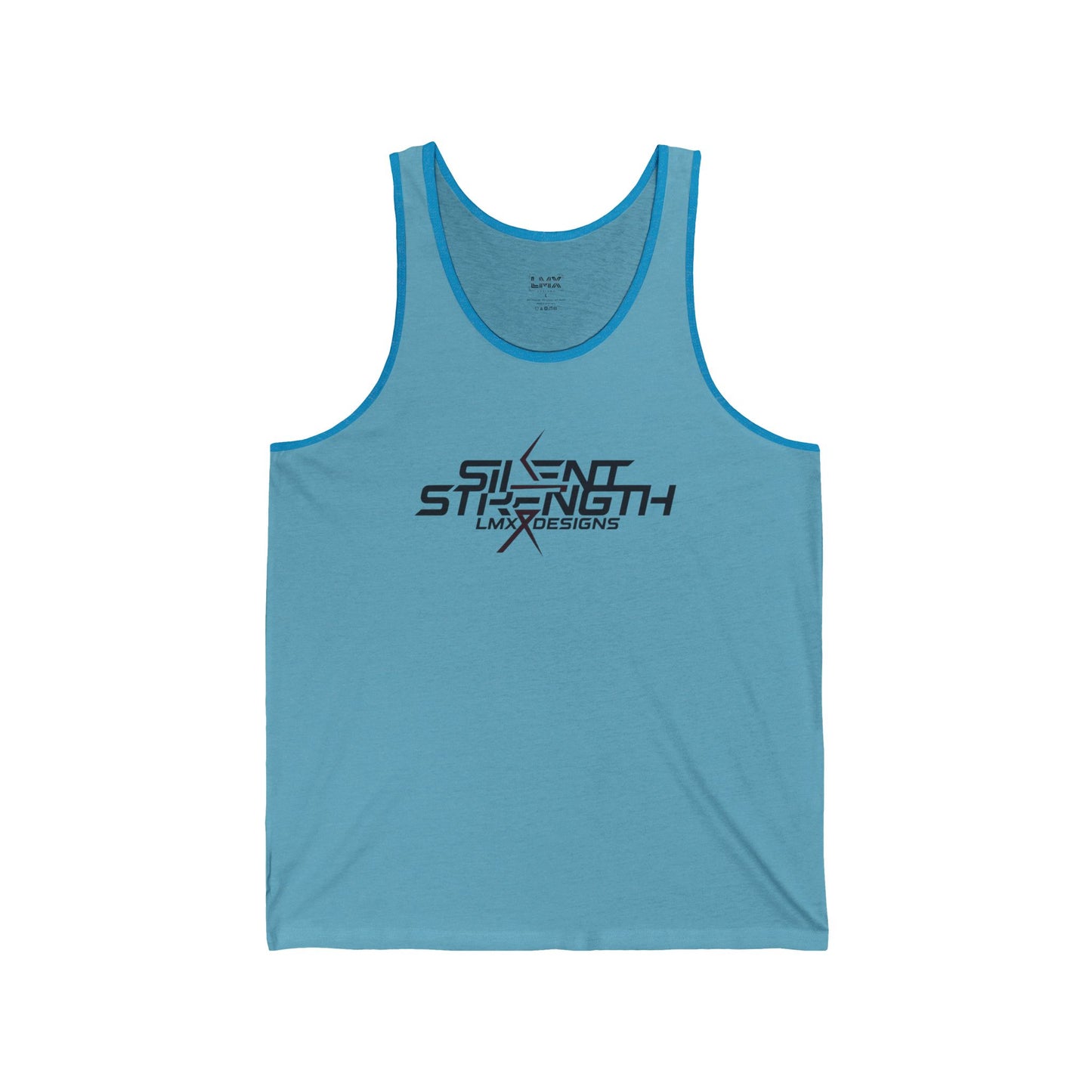 Introducing the “Silent Strength” Limited Edition Unisex Jersey Tank by LMX Designs.
