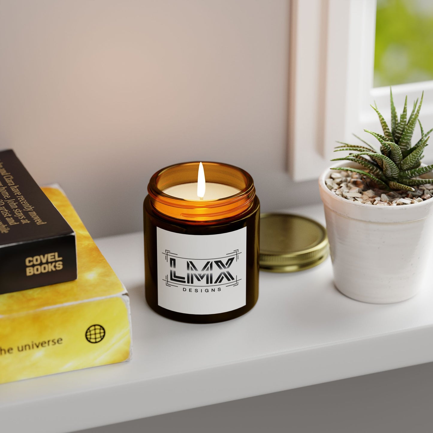 LMX Scented Candles, Coconut Apricot Wax (4oz, 9oz)