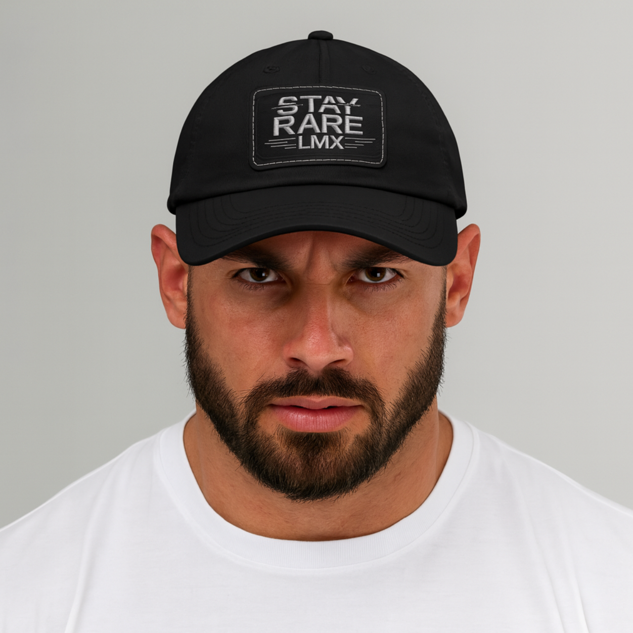 STAY RARE LMX Patch Hat – Premium Embroidered Cap