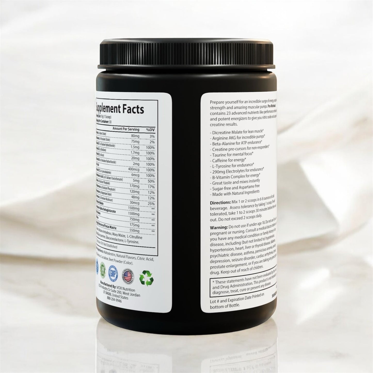 LMX Vitality Pre-Workout – Fruit Punch