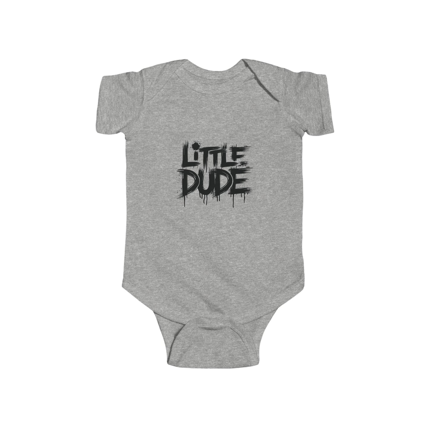 LMX-Cool Infant Bodysuit - 'Little Dude' Design for Trendy Babies