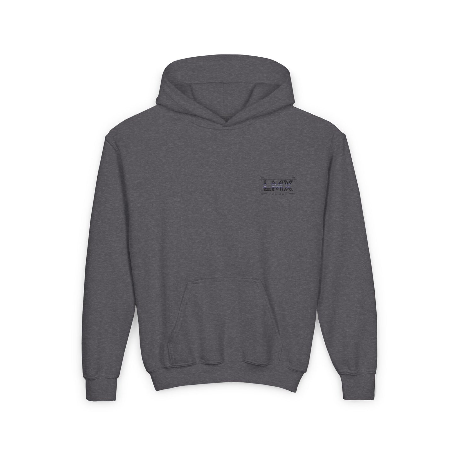 LMX Designs Logo Solid Colors Kids Hoodie – Available in Various Colors