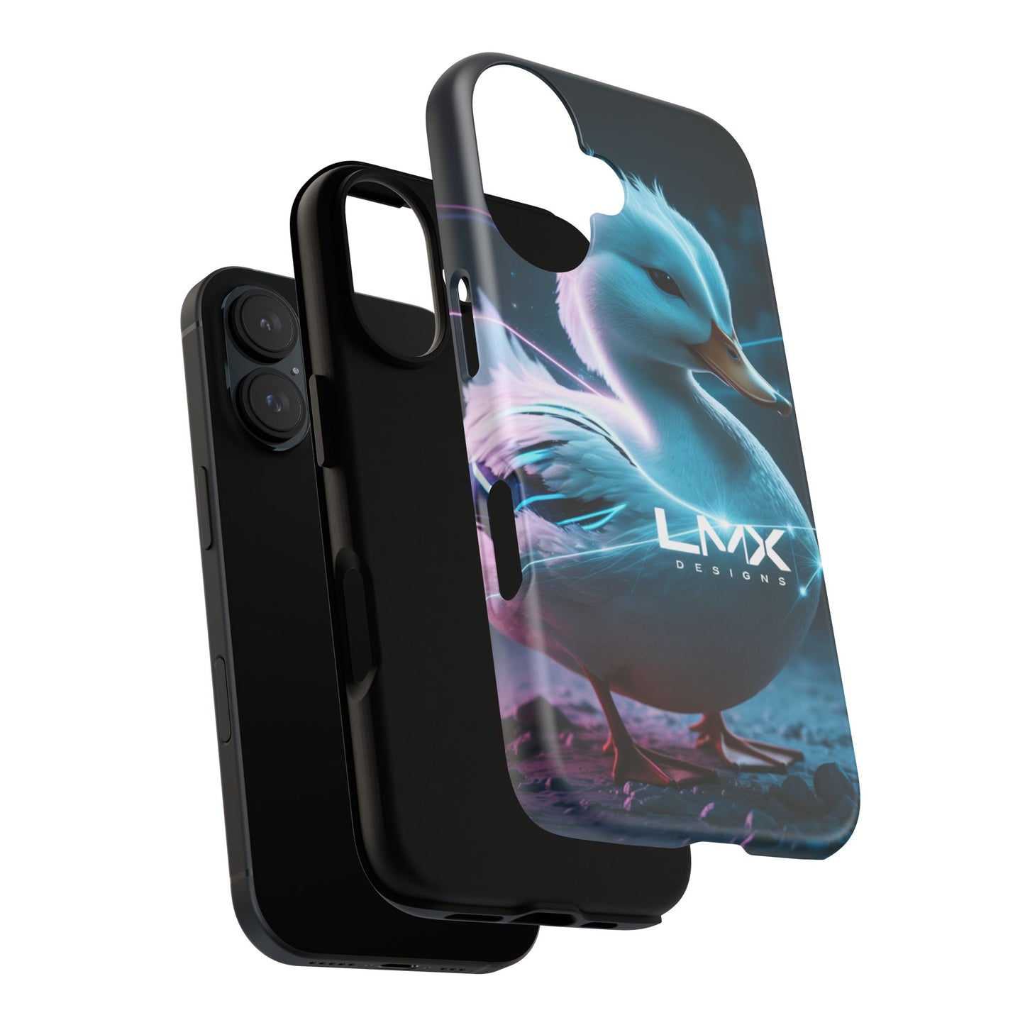 LMX Designs- Whimsical Duck Phone Case - Durable & Stylish Tough Cases