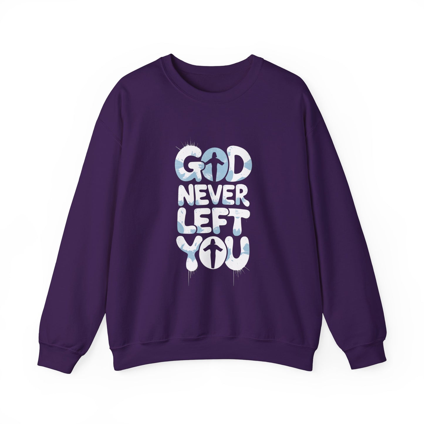 LMX- Faithful Inspiration Sweatshirt - God Never Leaves You
