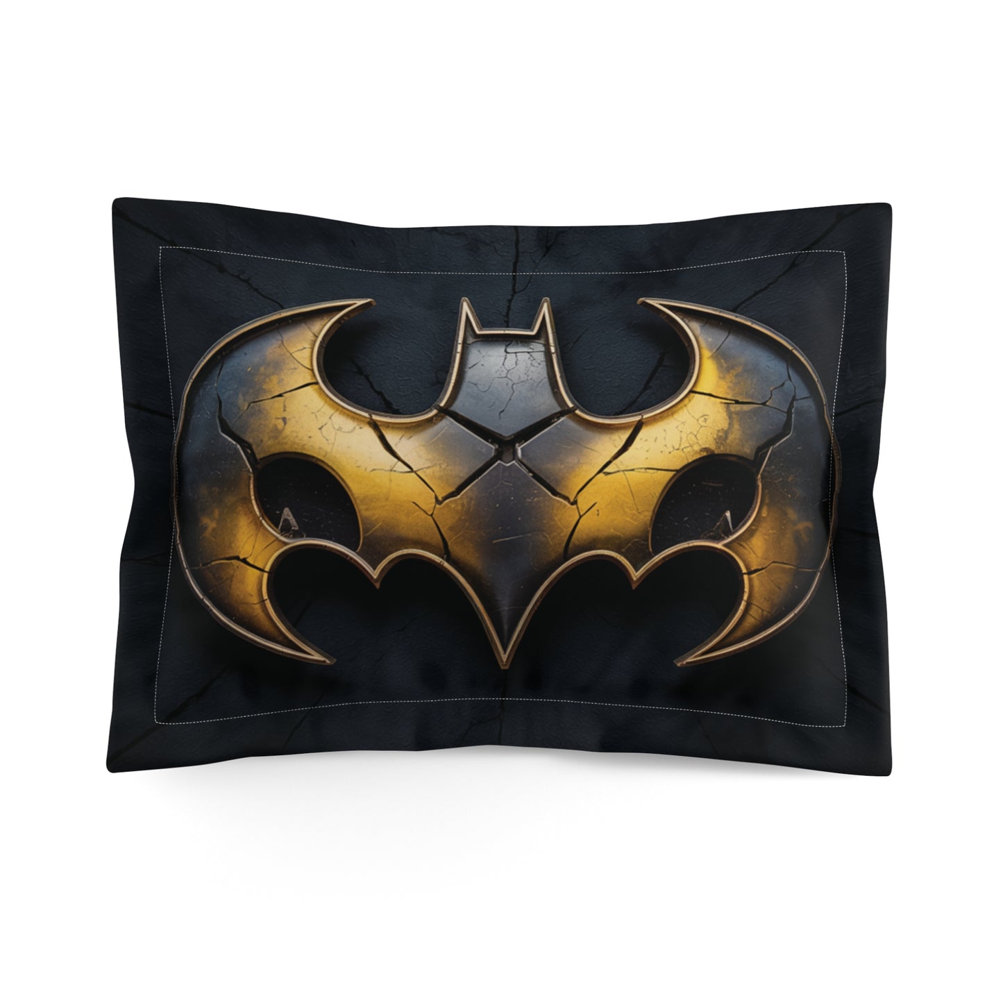 Batman Microfiber Pillow Sham – Stylish Bedding for Superhero Fans