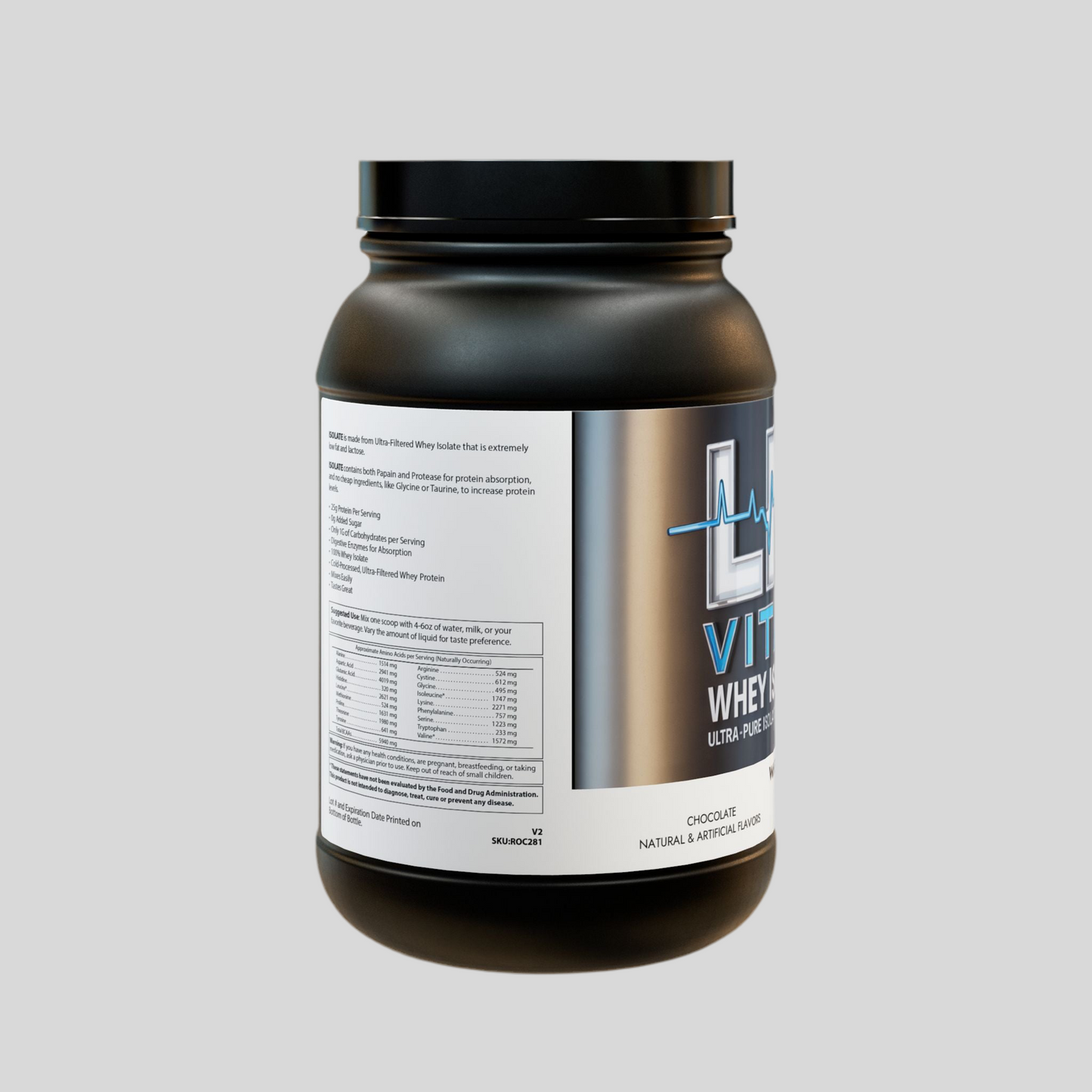 LMX Vitality – Ultra-Pure Whey Isolate Protein (2lb) | Premium Performance Nutrition