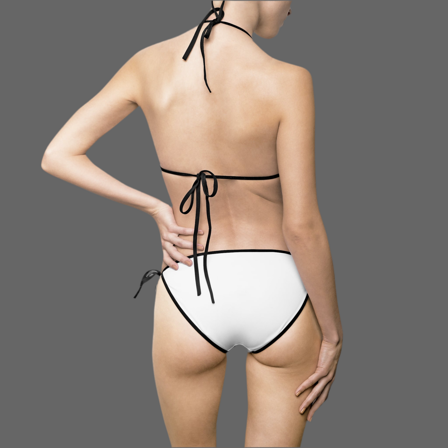 Bratty Wife Lip Print Bikini – Bold, Flirty, and Unapologetic