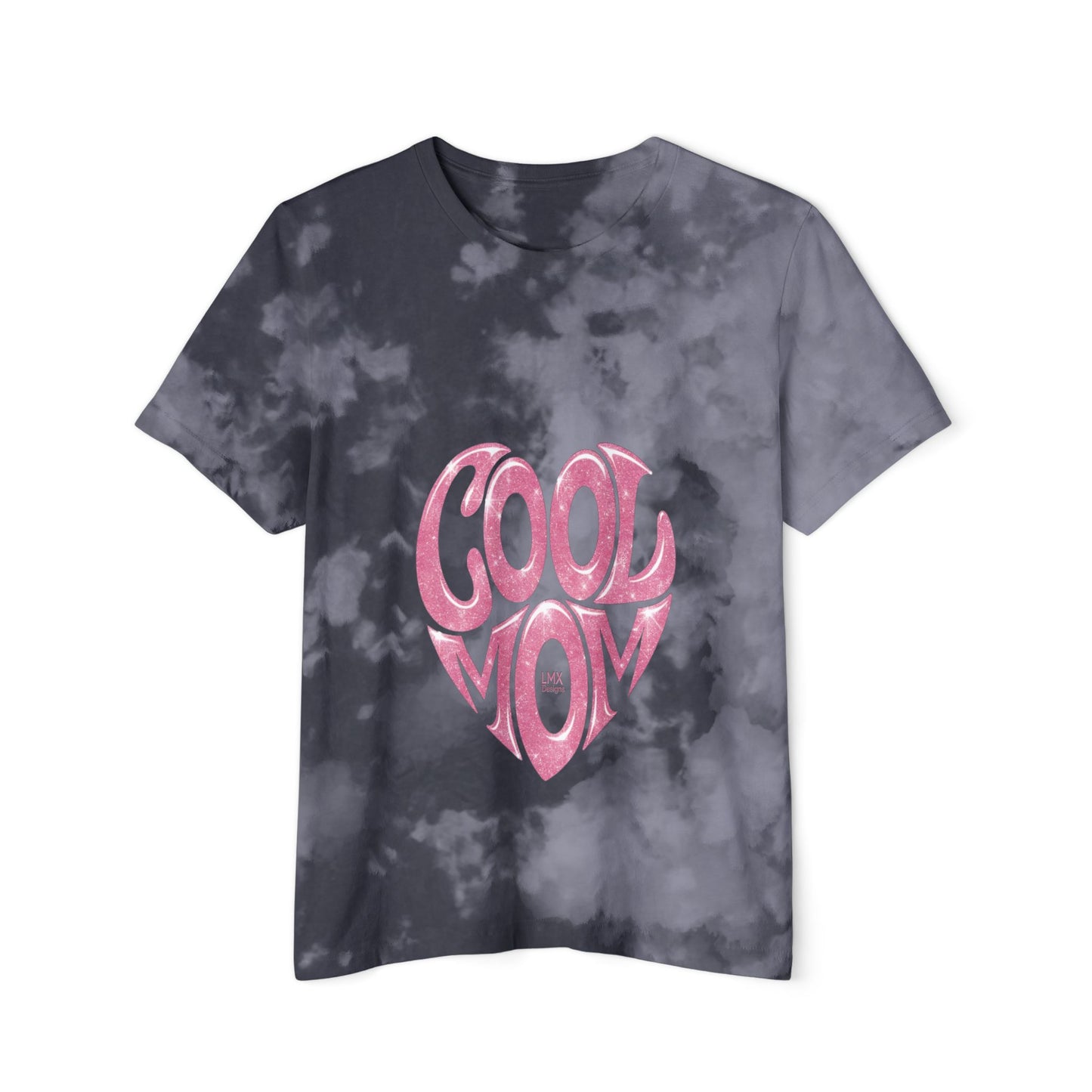 LMX-Baby Tee - Cool Mom Heart Graphic Crop Top
