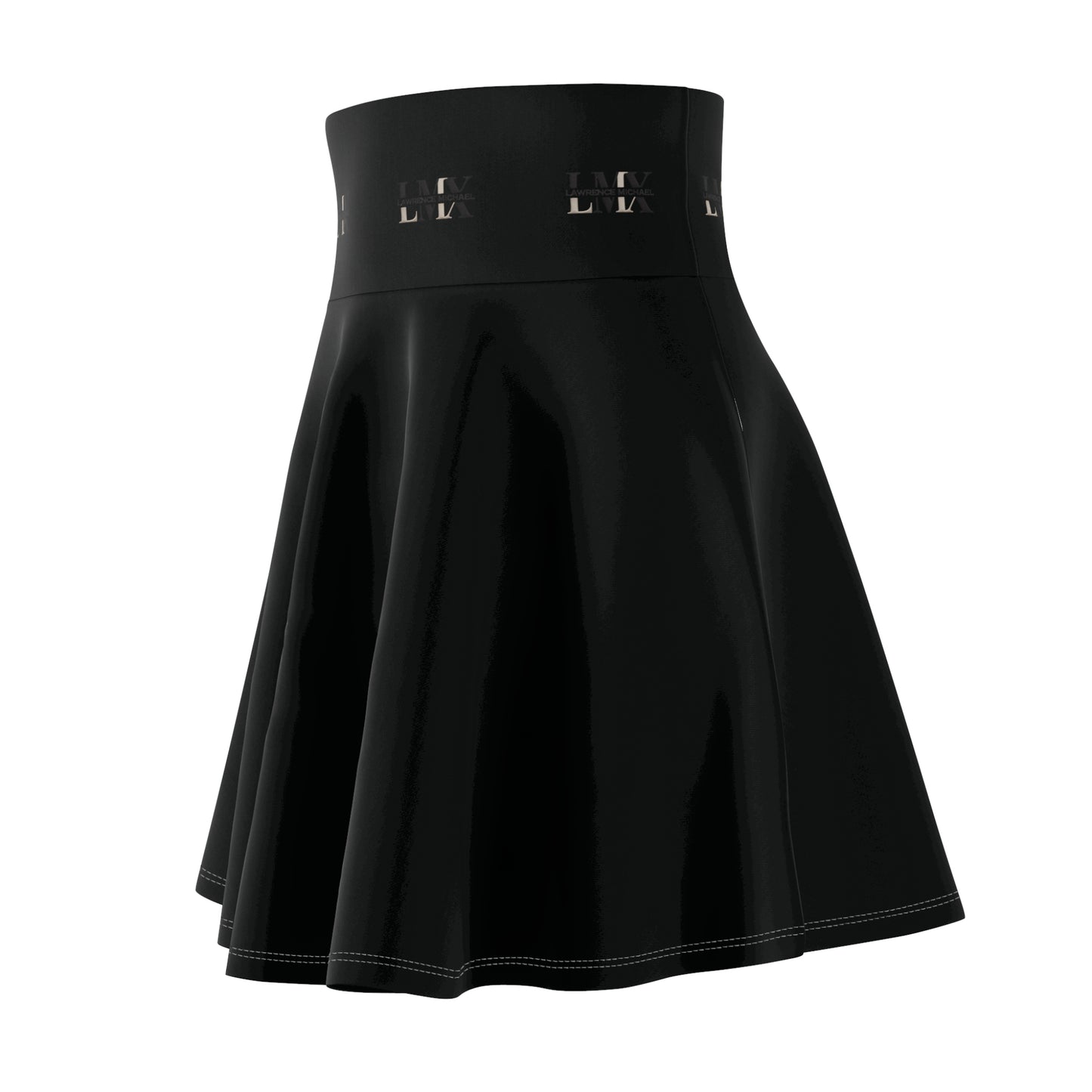 Women's Skater Skirt in black - Trendy and Chic A-Line Mini Skirt by LMX Lawrence Michael