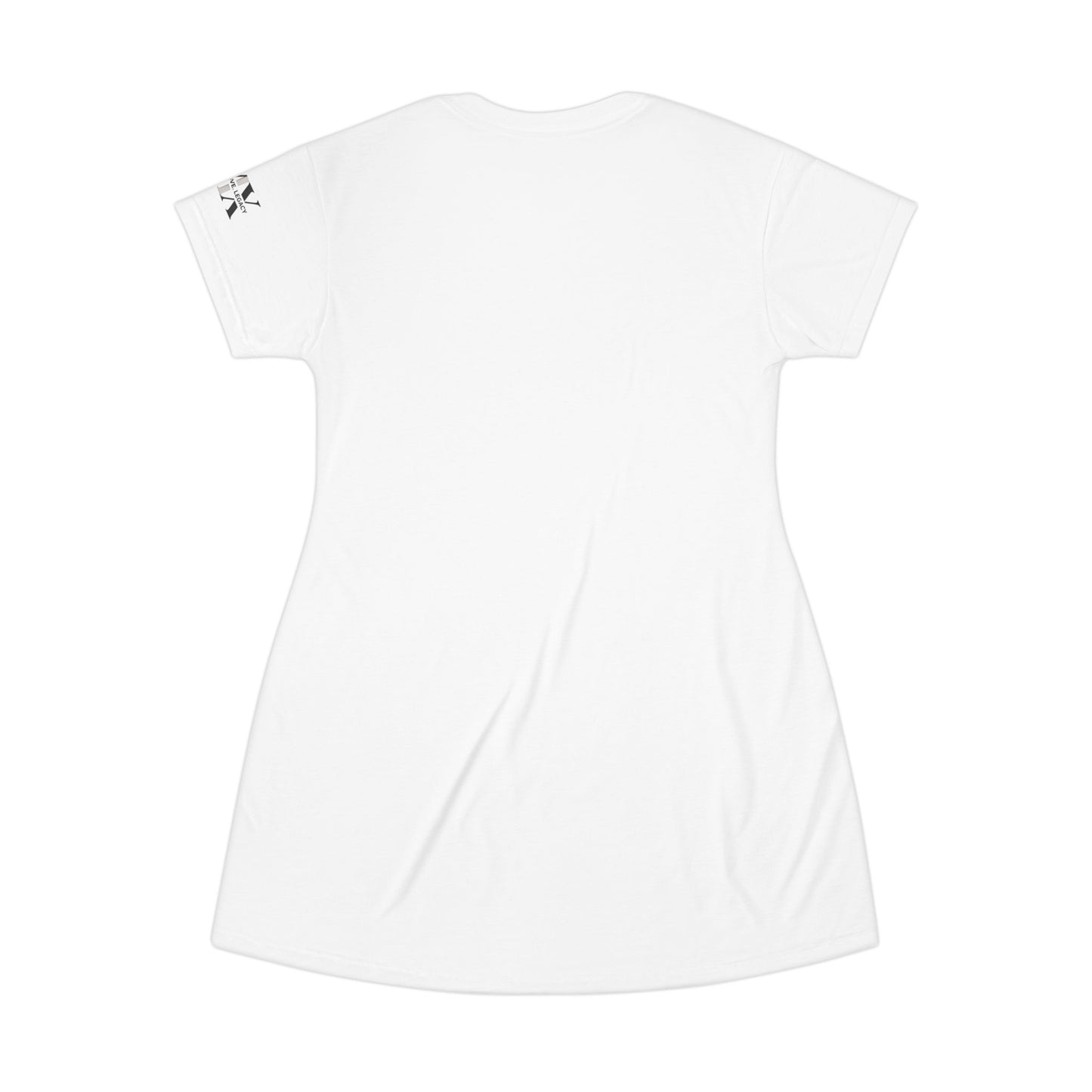 Oversized T-Shirt Dress - Mom, You're My Superhero Graphic -