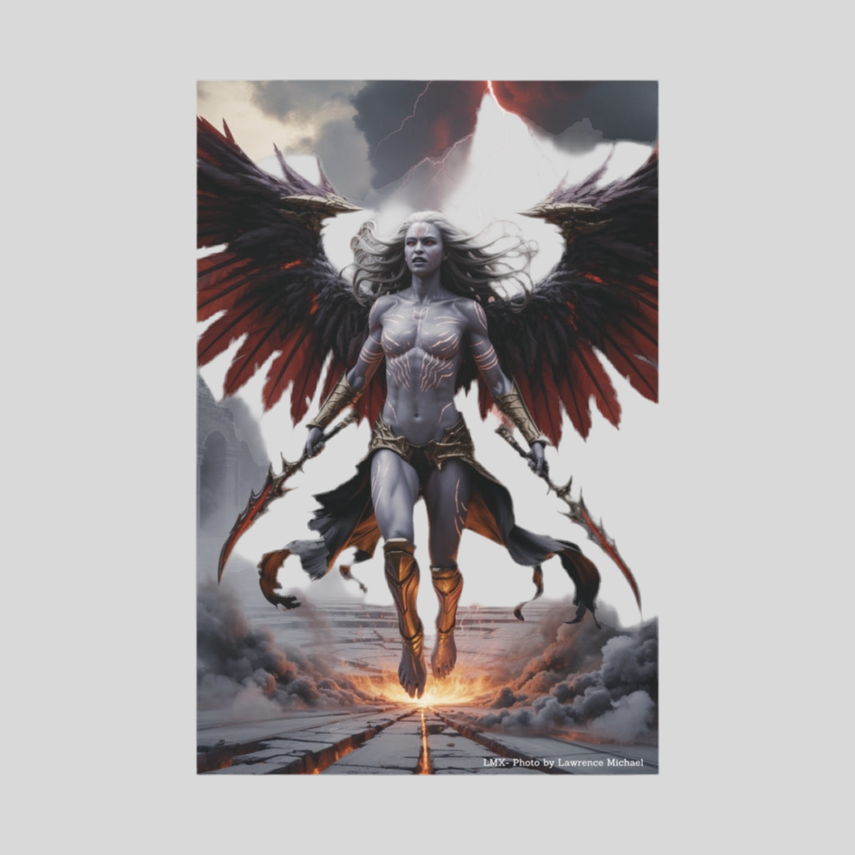 Lilith — The Fallen Flame | 24x36 LMX Canvas Edition