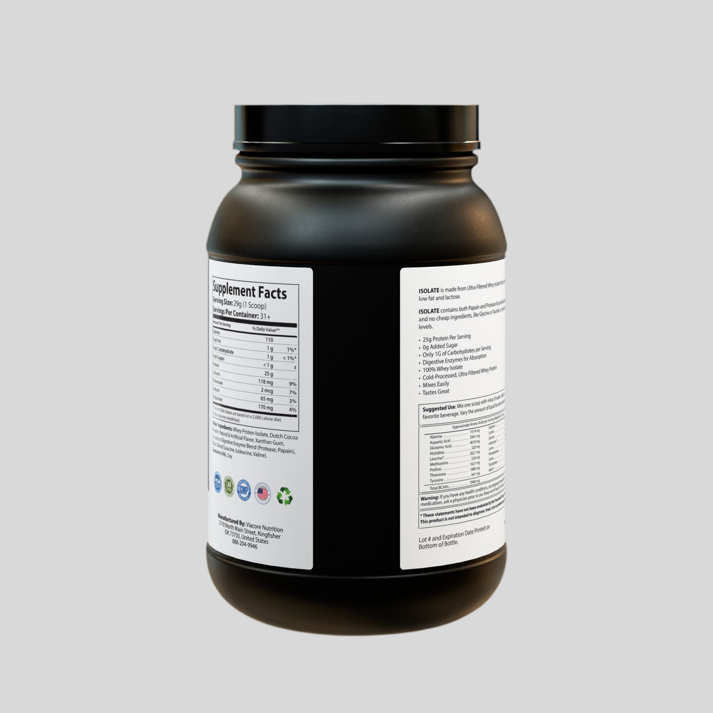 LMX Vitality – Ultra-Pure Whey Isolate Protein (2lb) | Premium Performance Nutrition