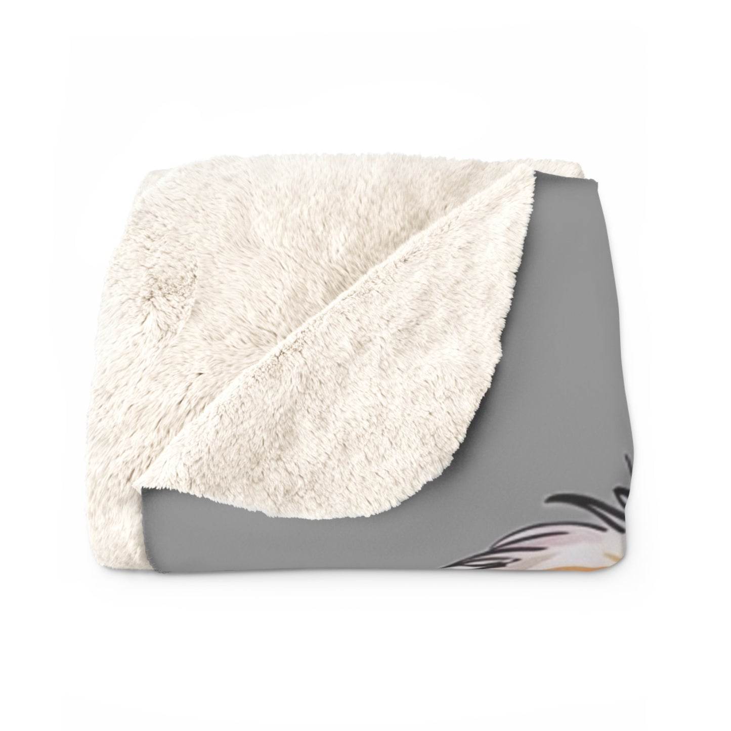 LMX Designs- Cozy Mama Bear Sherpa Fleece Blanket - Cute Gift for Moms
