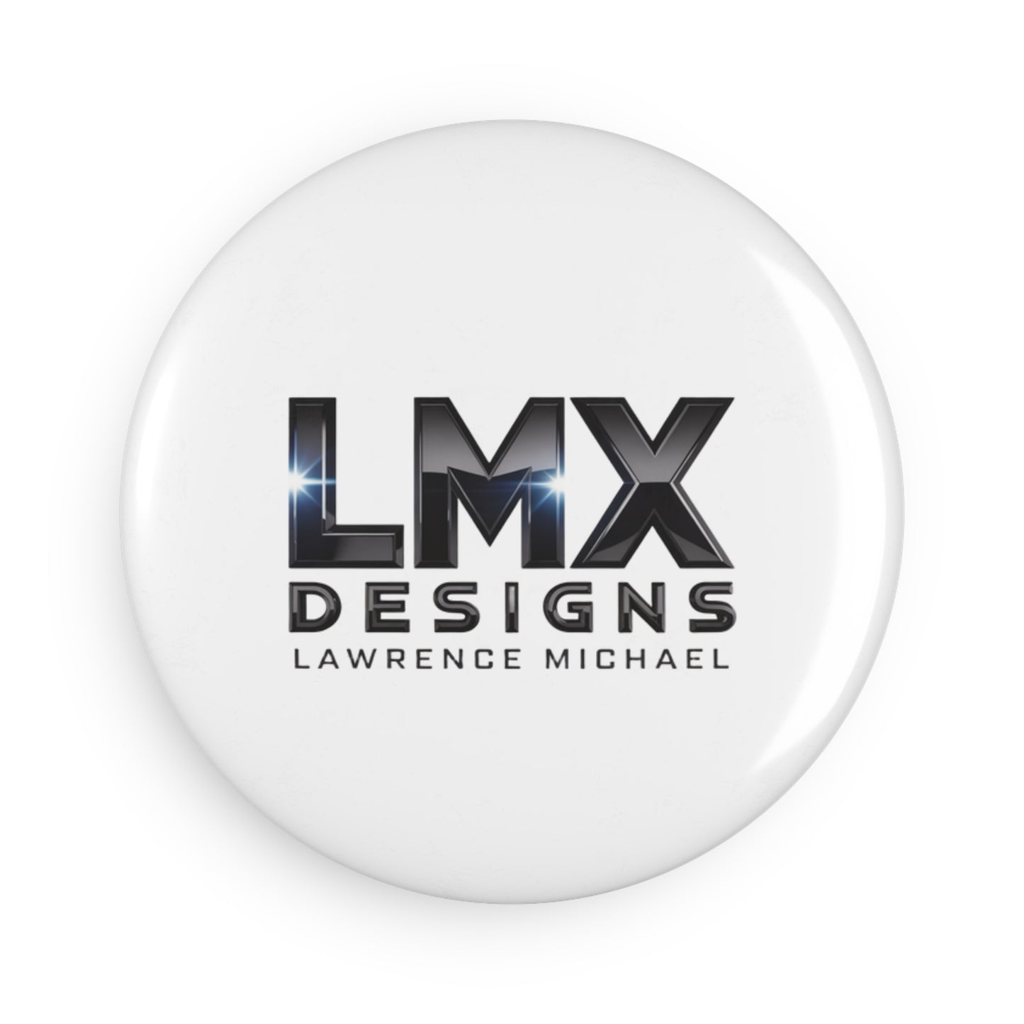 LMX Lawrence Michael Signature Round Button Magnet