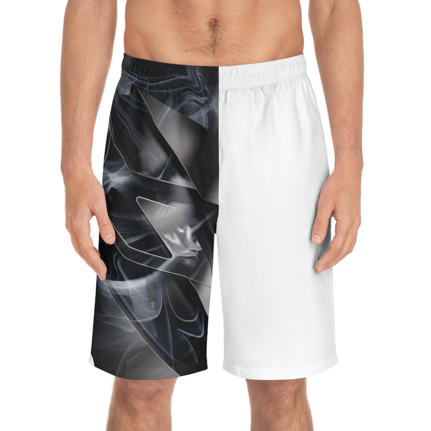 LMX Designs Men’s Swim Shorts – Smoke & Steel Edition