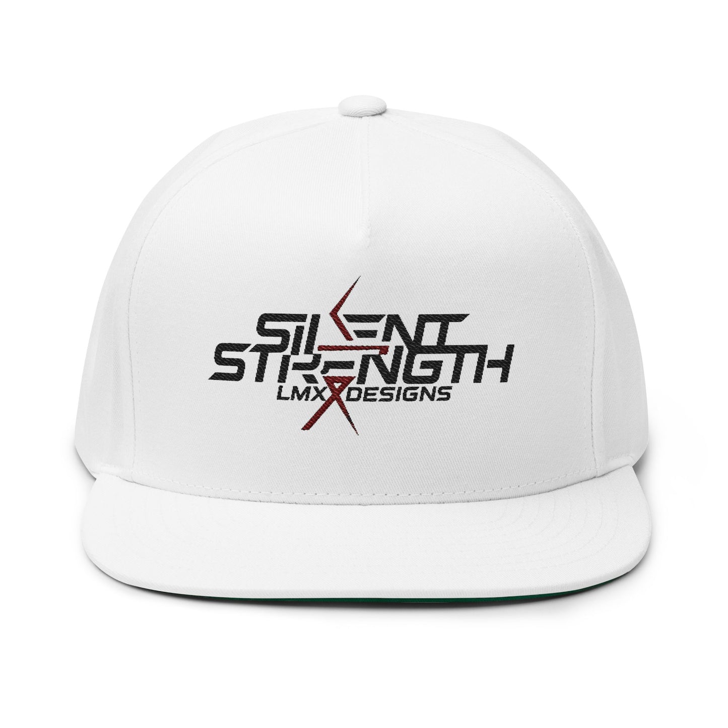 Silent Strength Flat Bill Cap by LMX