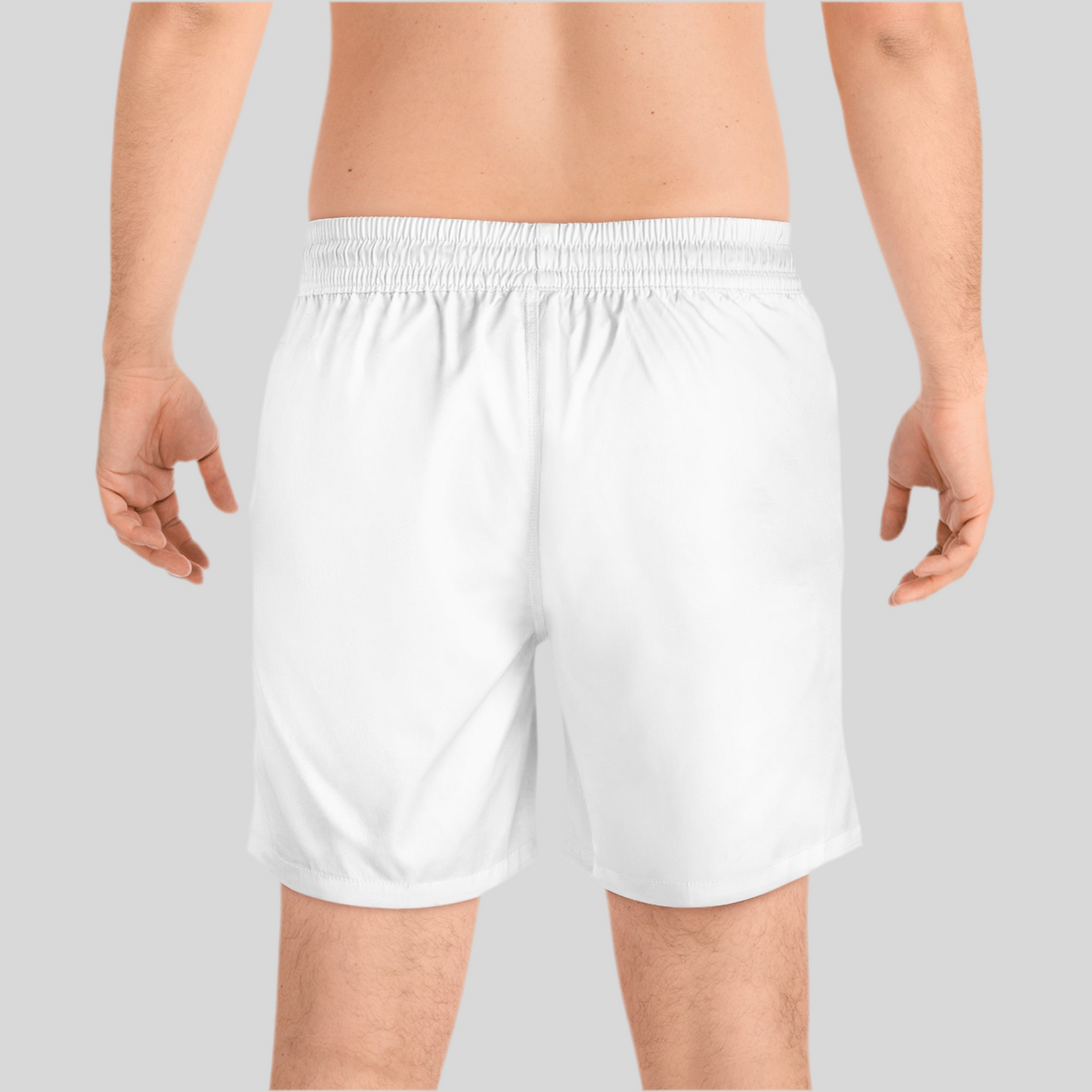 Men’s Mid-Length Swim Shorts (AOP) – American Distress Edition