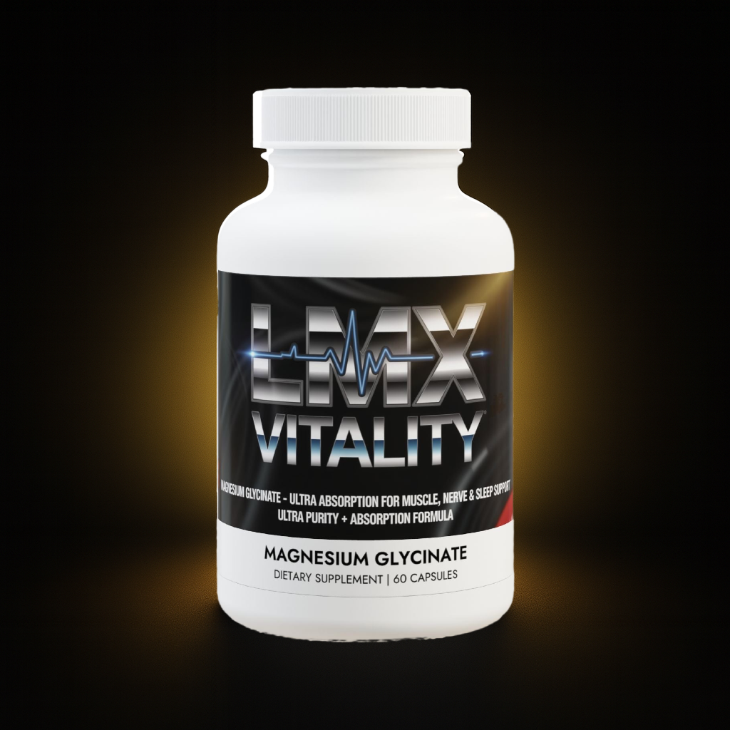 LMX Vitality – Magnesium Glycinate Ultra Absorption for Muscle, Nerve & Sleep Support