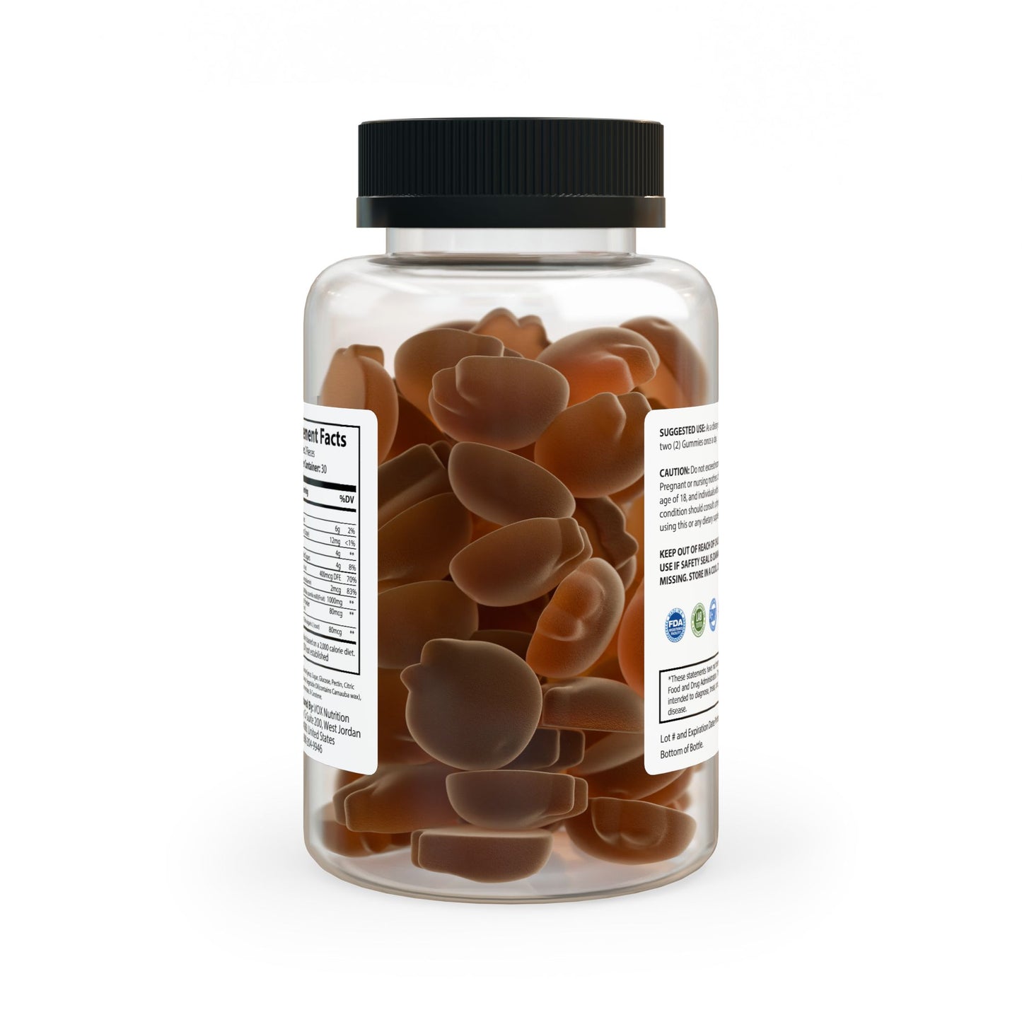 LMX Vitality Apple Cider Vinegar Gummies – Digestive & Metabolic Support (60 Gummies)