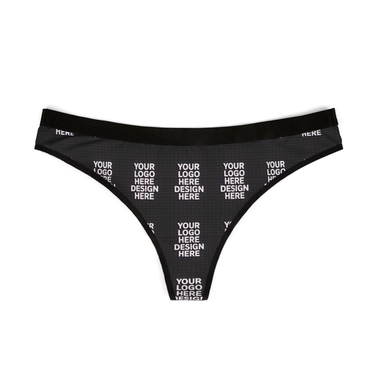 Introducing our Customizable Black Thong – Comfortable, Stylish, and Personal