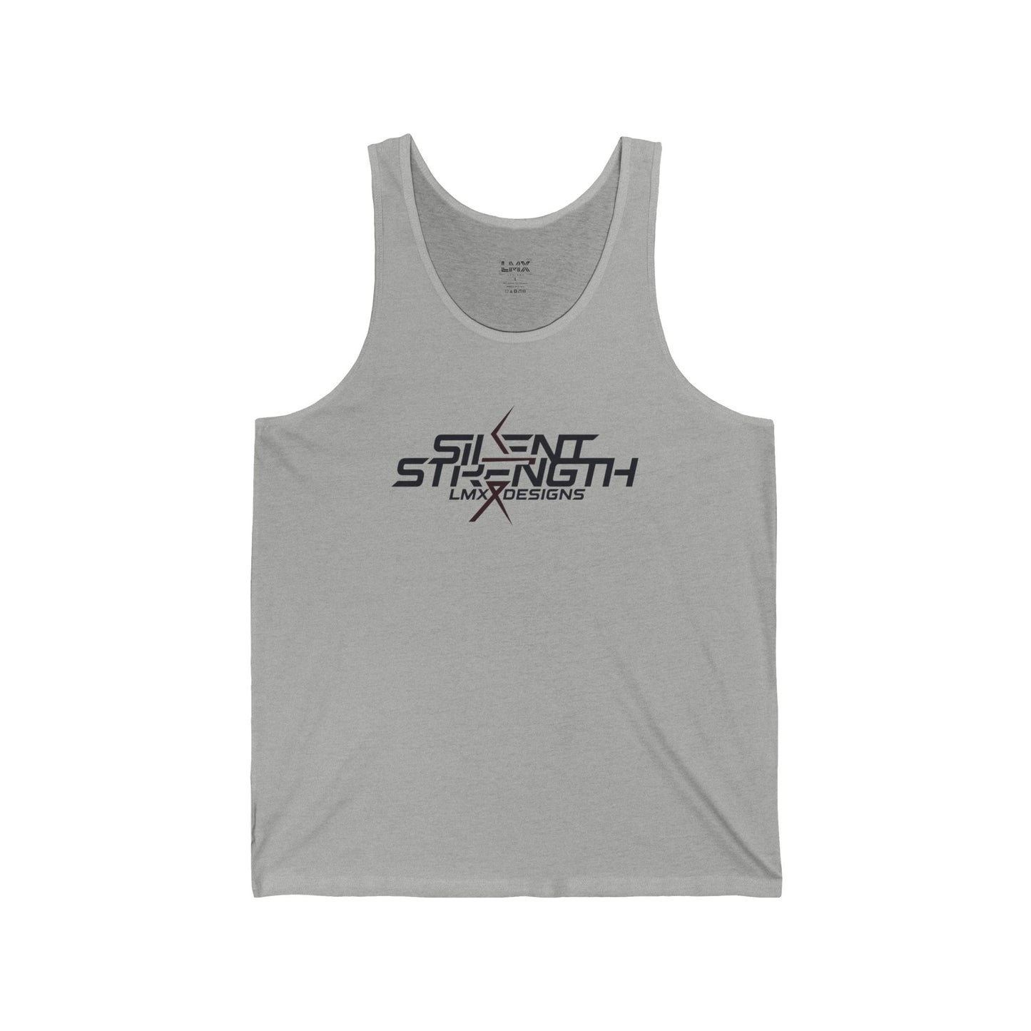 Introducing the “Silent Strength” Limited Edition Unisex Jersey Tank by LMX Designs.