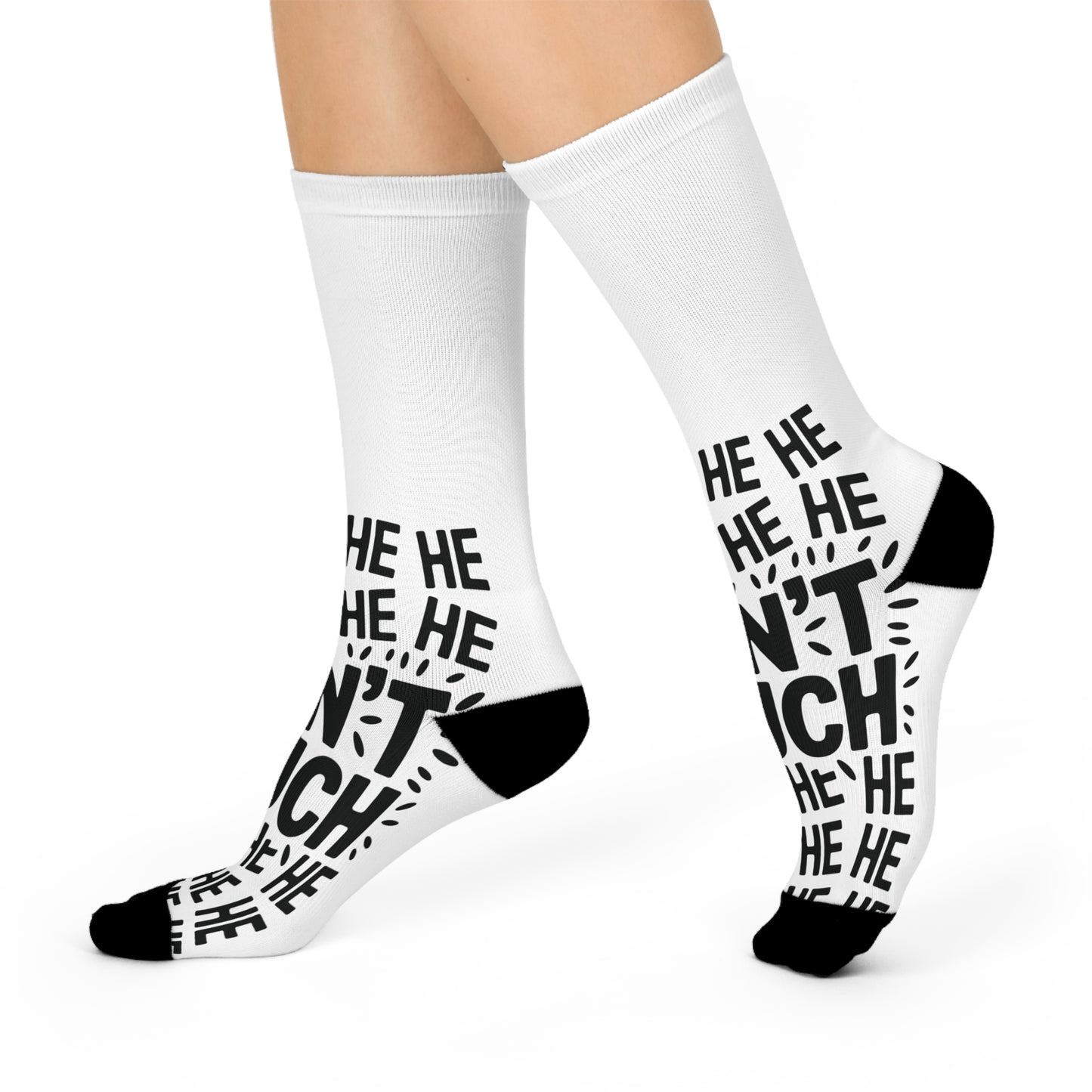 Crew Socks - Don't Touch He-He LMX Design