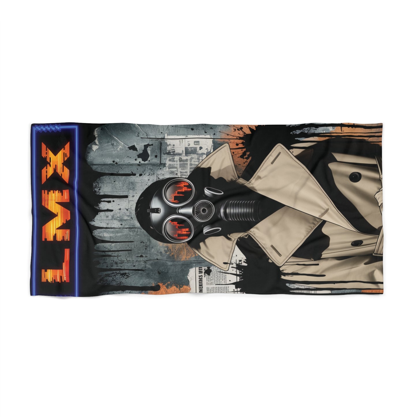 LMX Dystopia Collection – X2: Broken Reality Oversized Beach Towel