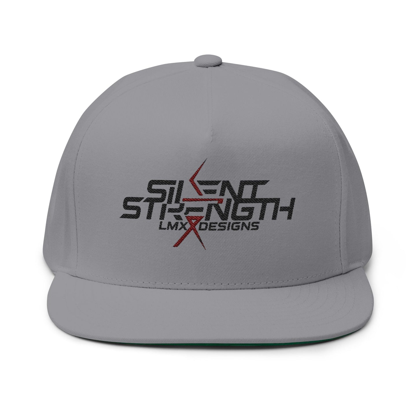 Silent Strength Flat Bill Cap by LMX