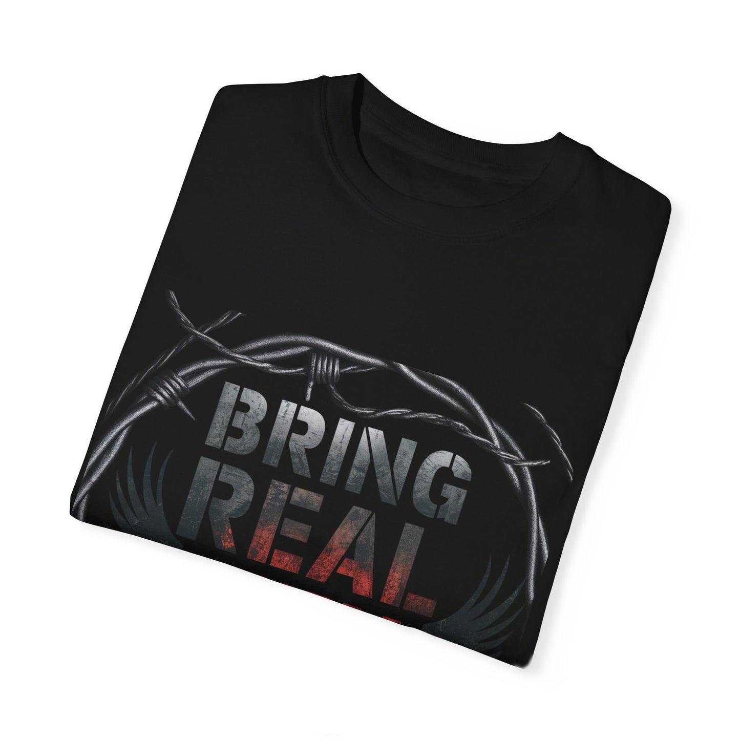 LMX-Bring Real Men Back” Garment-Dyed Unisex Tee – Black Label Exclusive