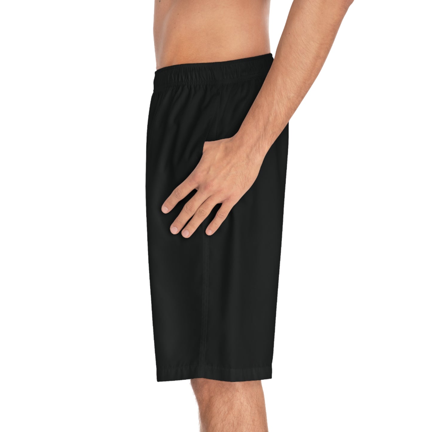 Stylish Men LMX Designs Logo Board Shorts - Perfect for Beach Days & Summer Fun