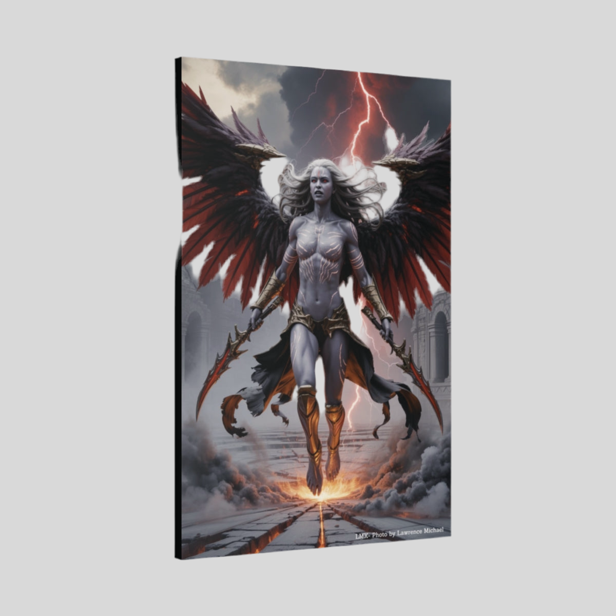 Lilith — The Fallen Flame | 24x36 LMX Canvas Edition