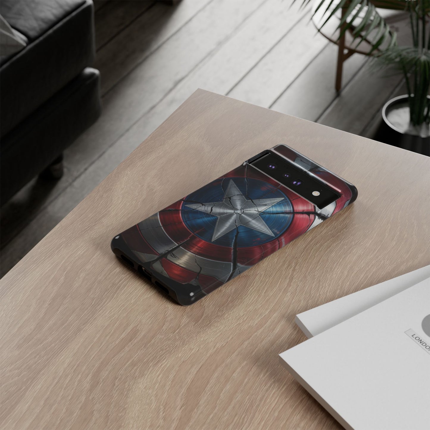 Captain America Shield Phone Case – Tough & Durable