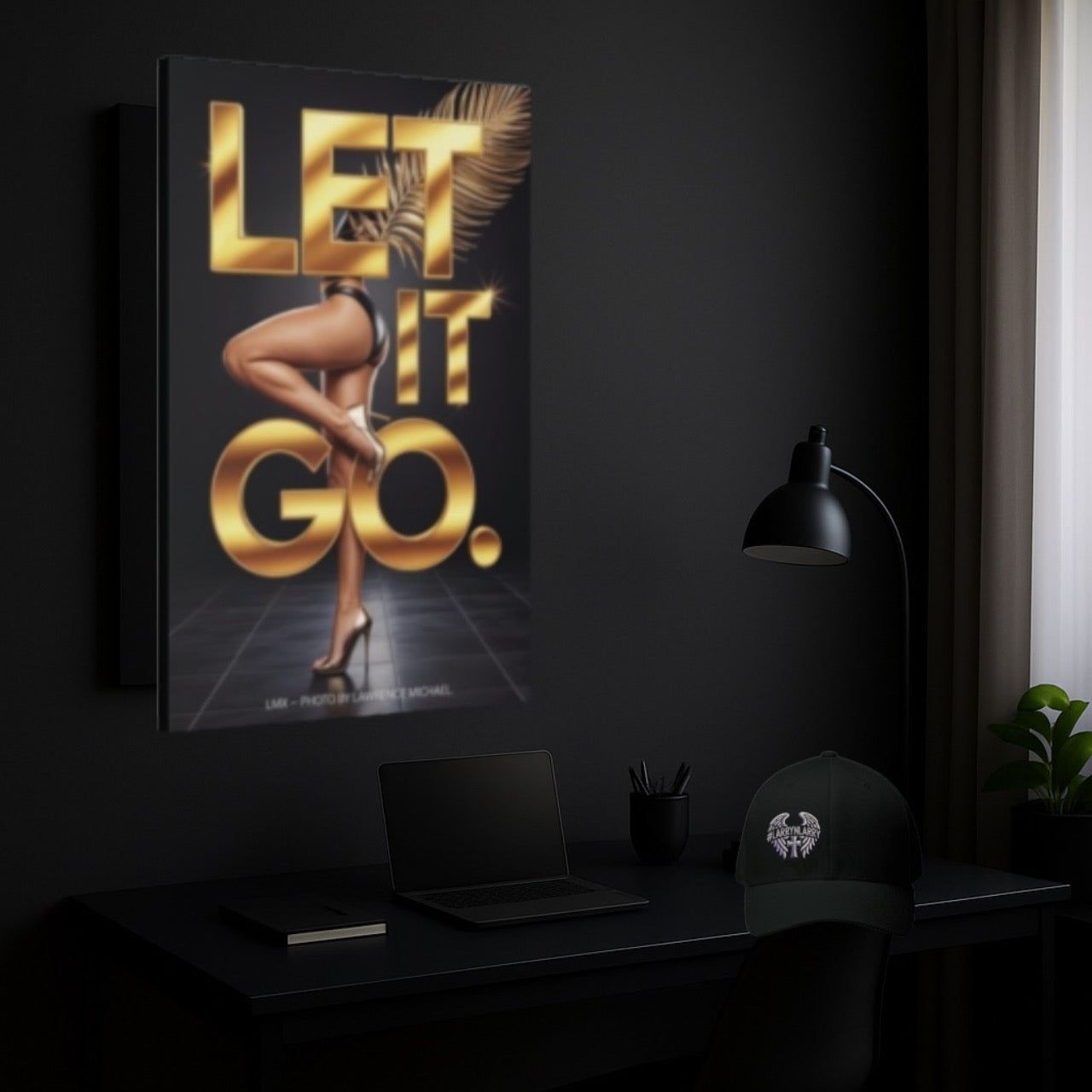 “LET IT GO”. Luxury Wall Canvas – LMX Studio Edition 24x36