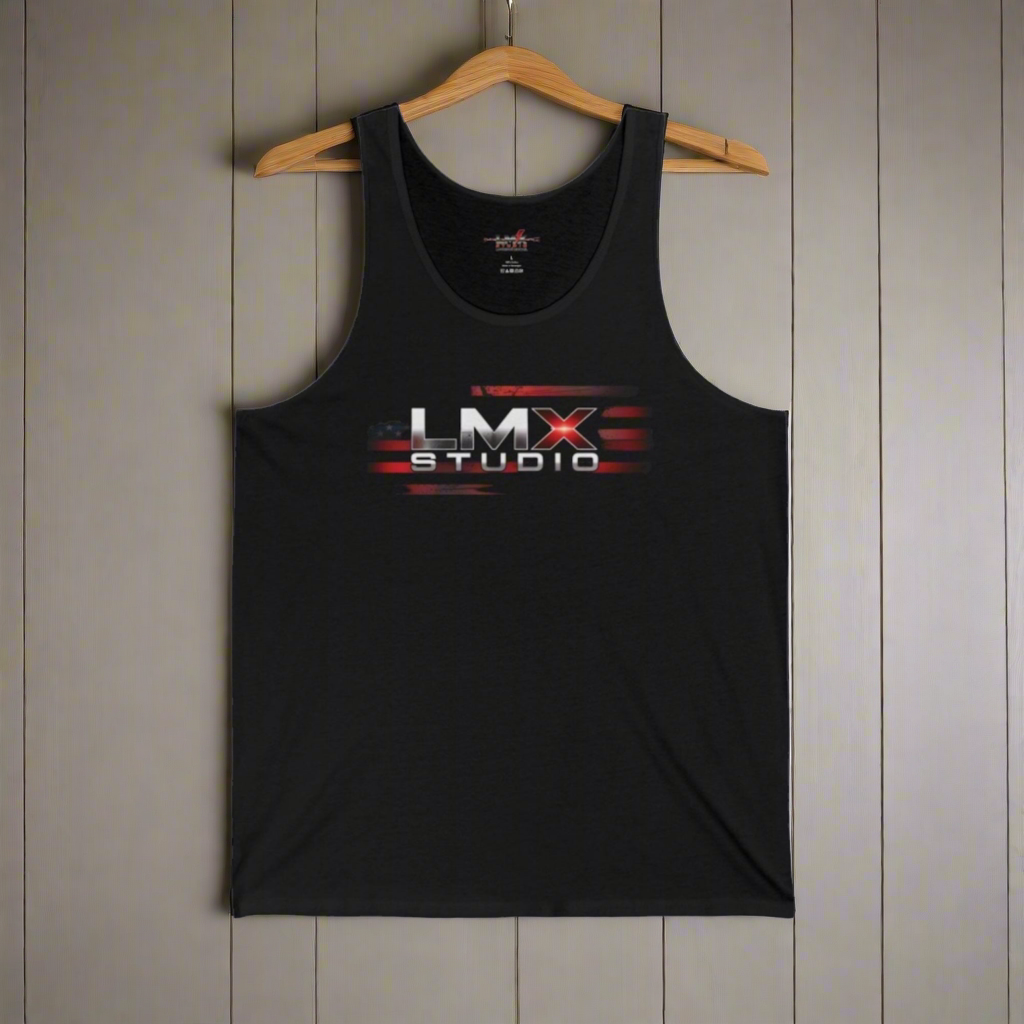 LMX Studio™ BUILT DIFFERENT Mens Tank Blackout Drop 001