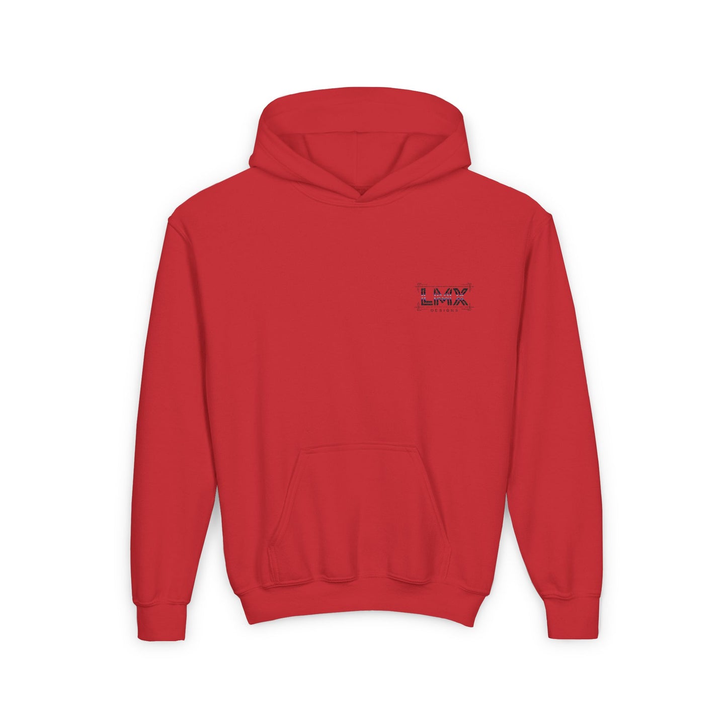 LMX Designs Logo Solid Colors Kids Hoodie – Available in Various Colors