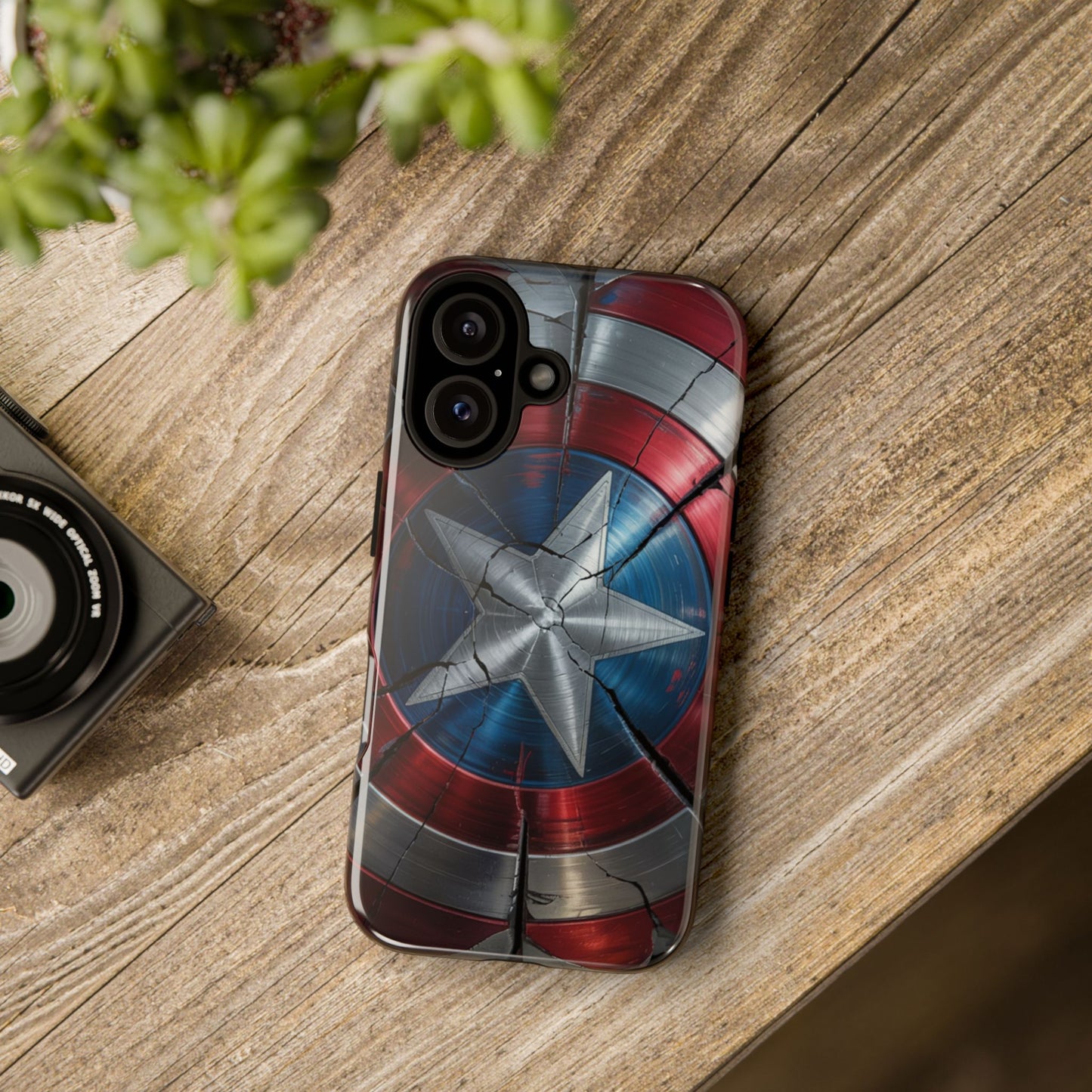 Captain America Shield Phone Case – Tough & Durable