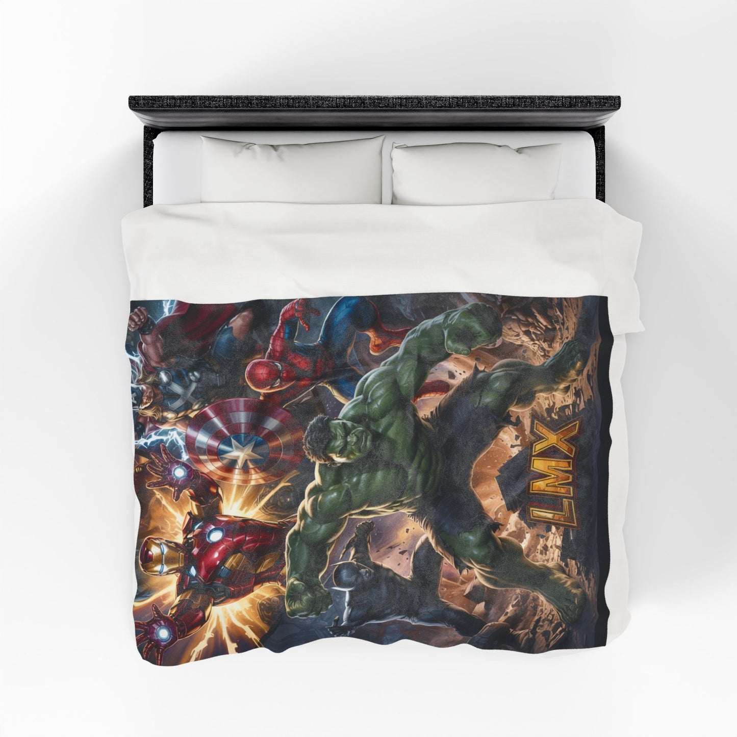 LMX Marvel Avengers Fleece Blanket – “Earth’s Mightiest” Hulk Edition