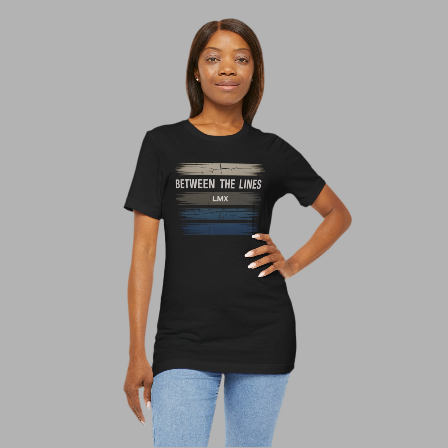 Between the Lines” Graphic Tee – LMX Designs Unisex Short Sleeve
