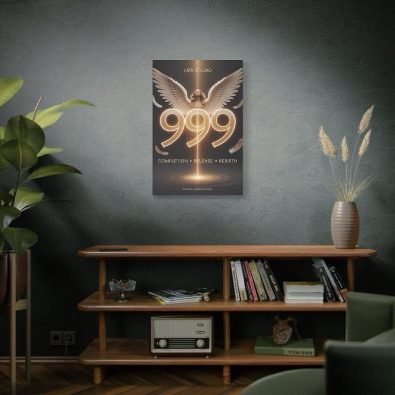 999 — Completion • Release • Rebirth (LMX Studio Canvas Edition, 24×36)