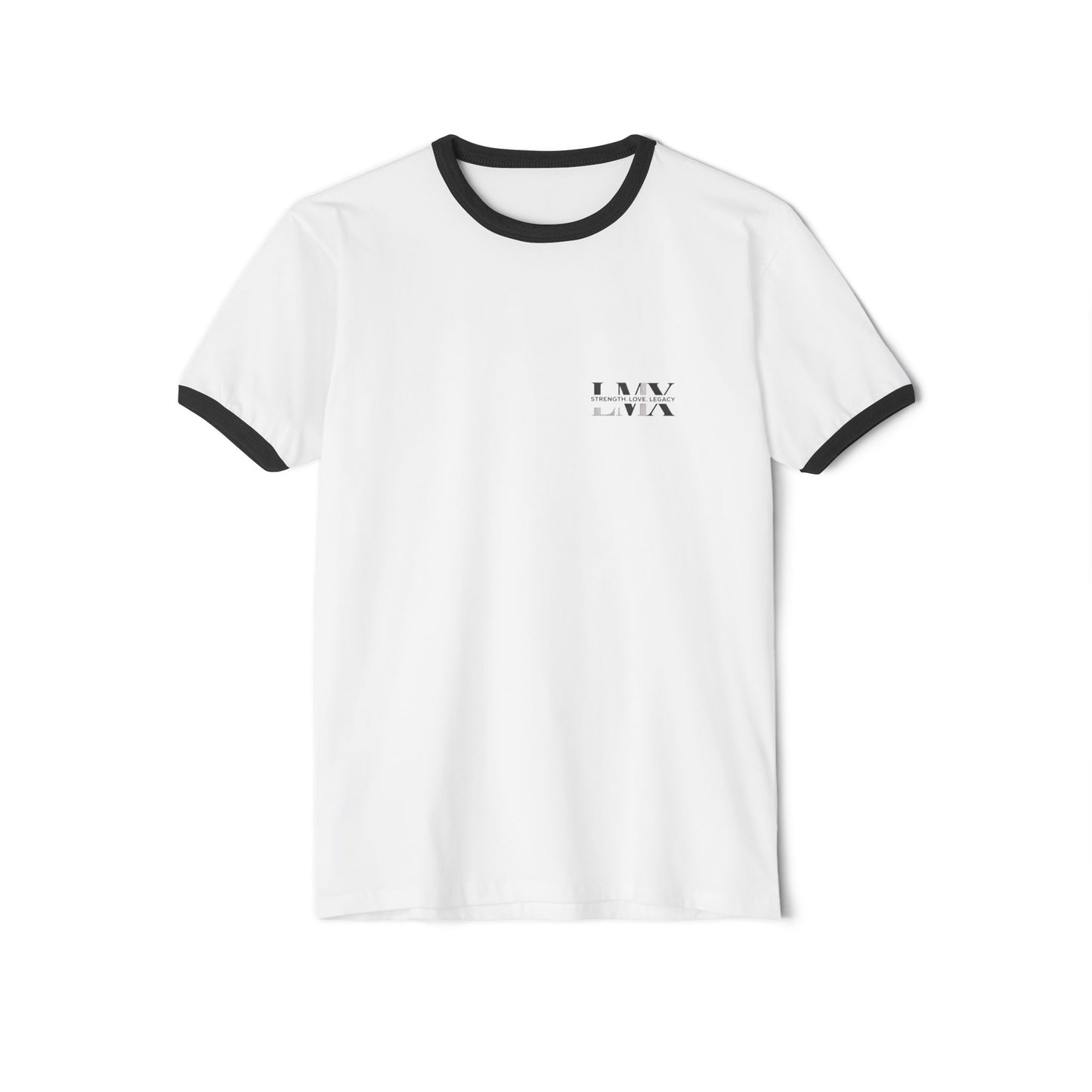 LMX Strength. Love. Legacy. Men’s Cotton Ringer T-Shirt – Retro Style, Modern Statement