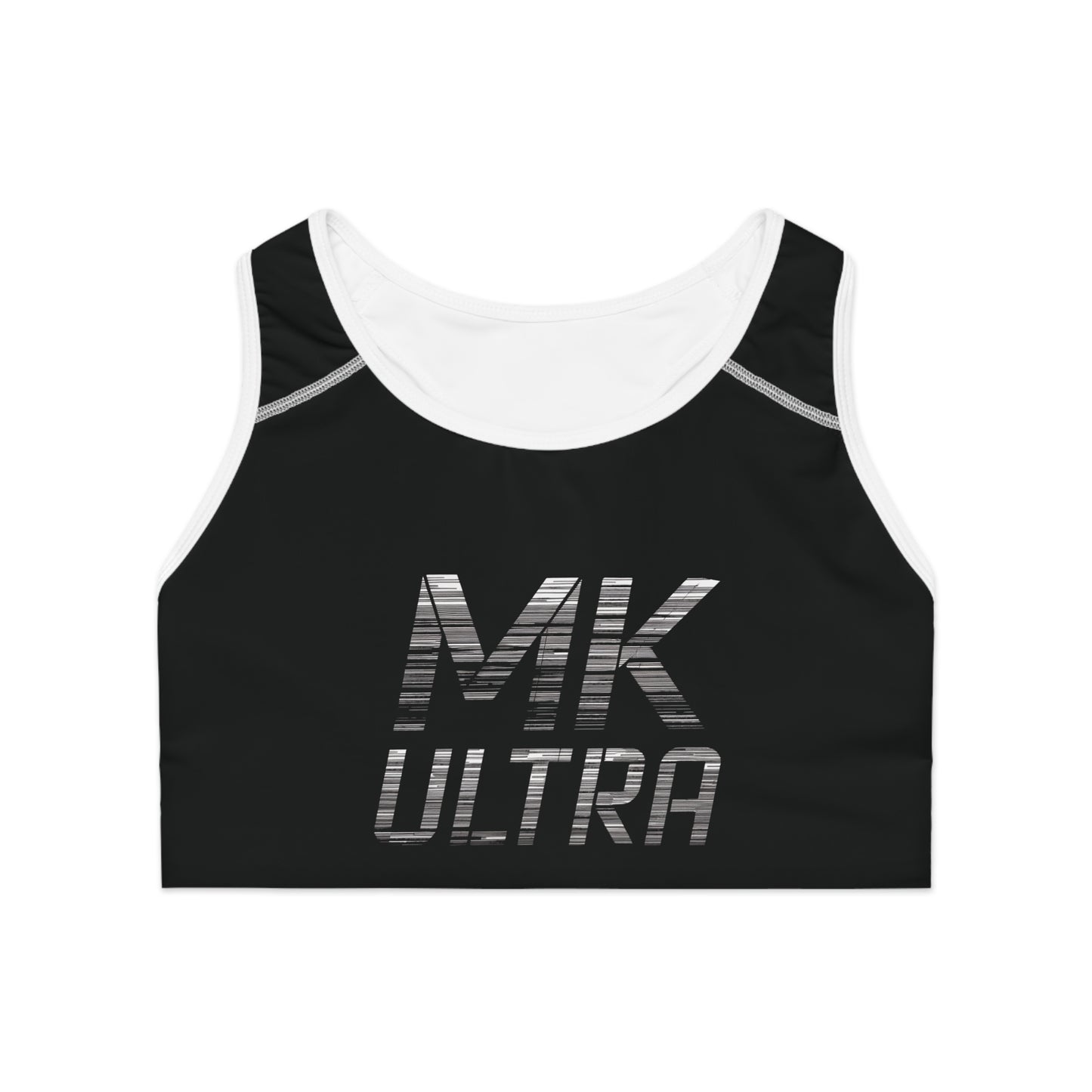 LMX Designs Conspiracy line- MK Ultra Sports Bra - Stylish Activewear for Workouts & Yoga
