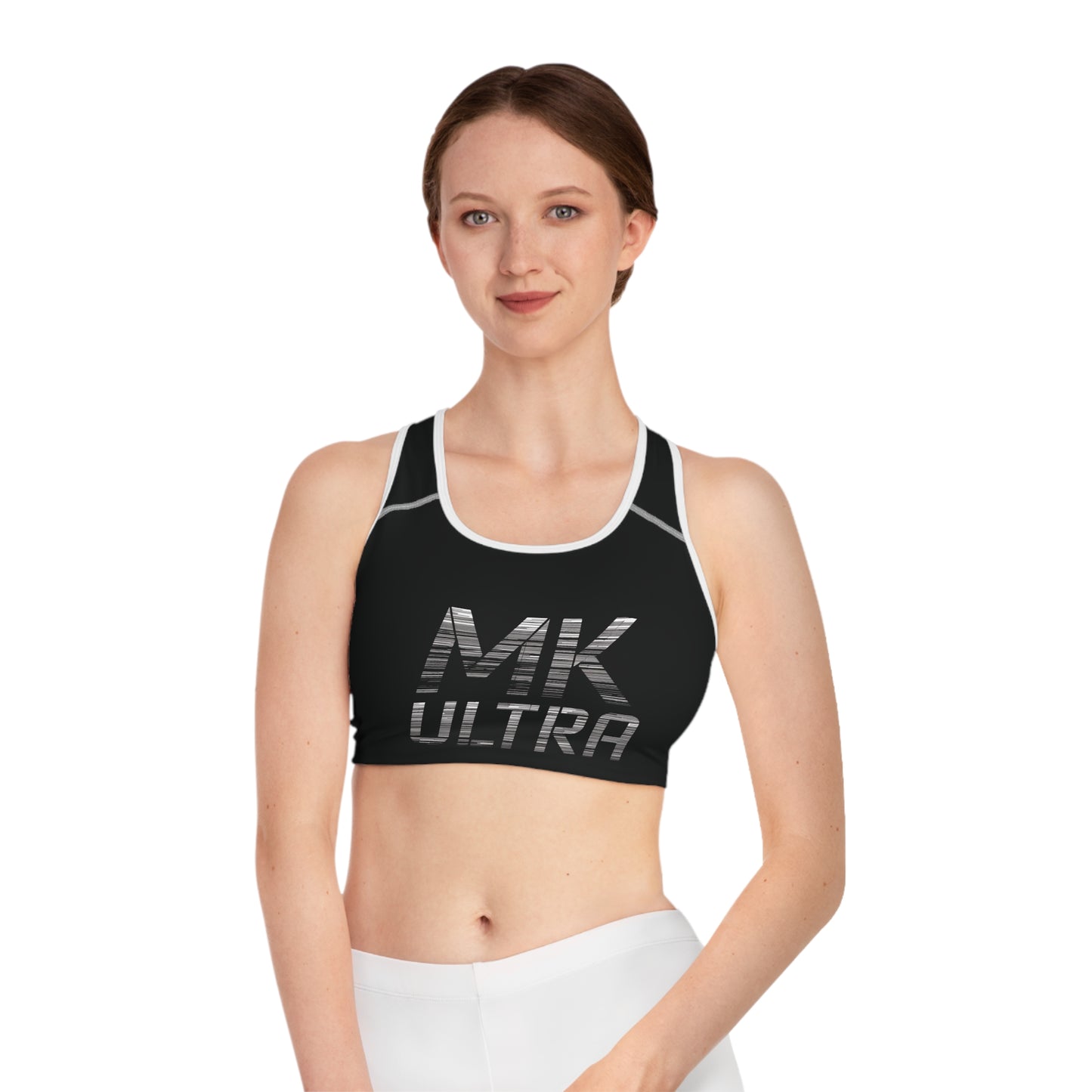 LMX Designs Conspiracy line- MK Ultra Sports Bra - Stylish Activewear for Workouts & Yoga