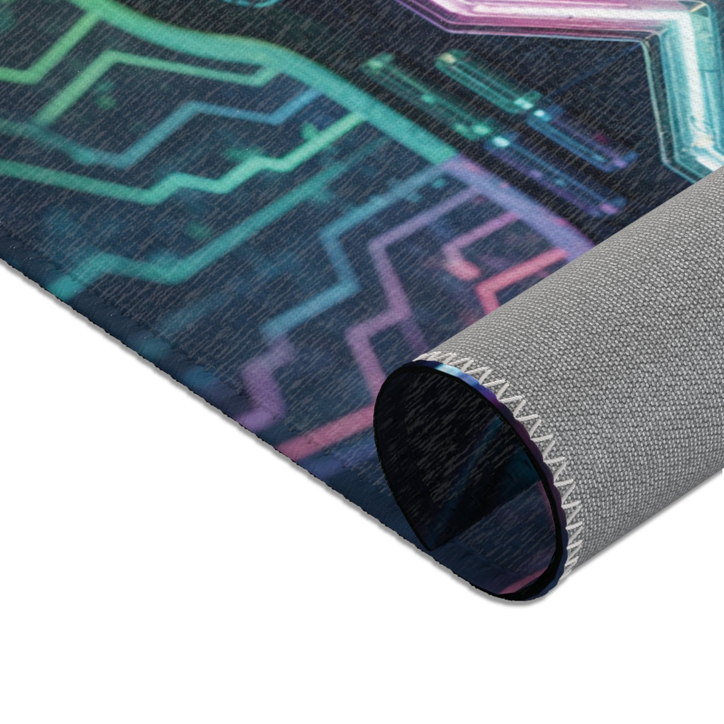 Futuristic Gamer Controller Area Rug – LMX Edition