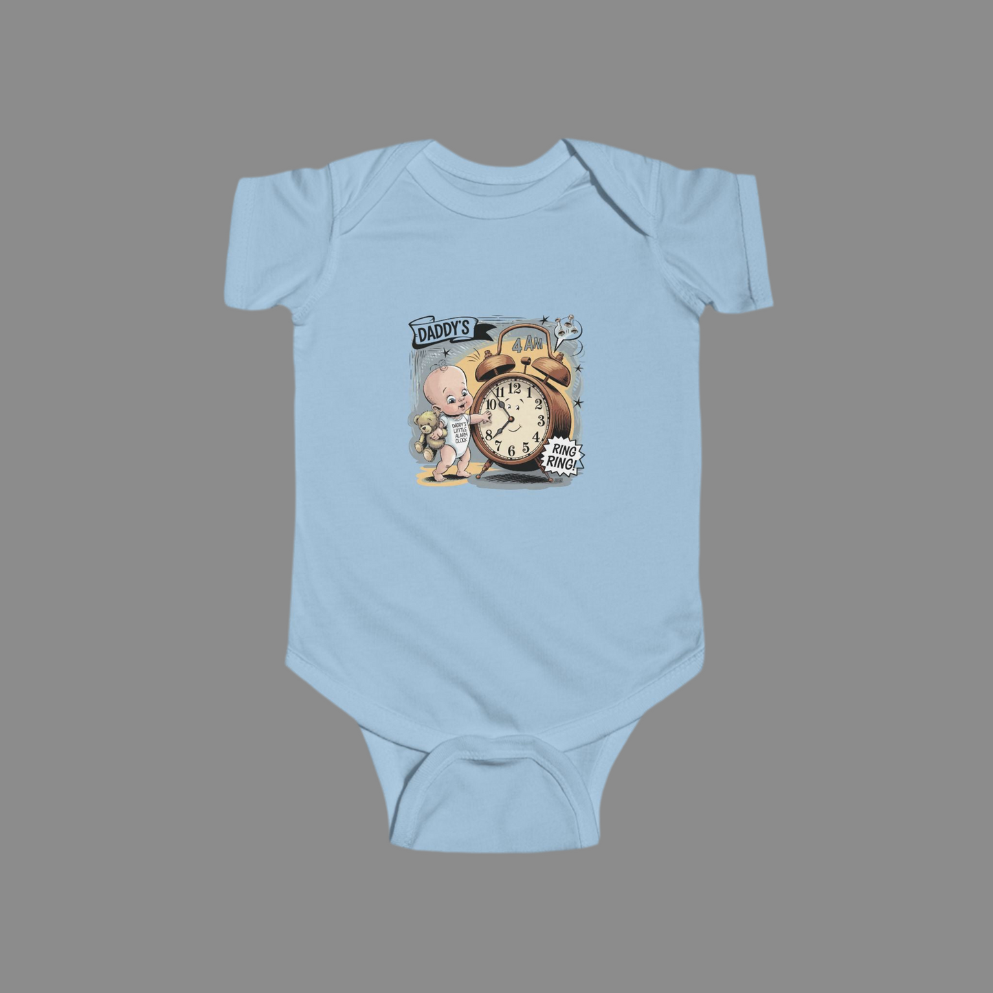 LMX- Daddy's Time Infant Bodysuit - Cute Baby Outfit for New Dads