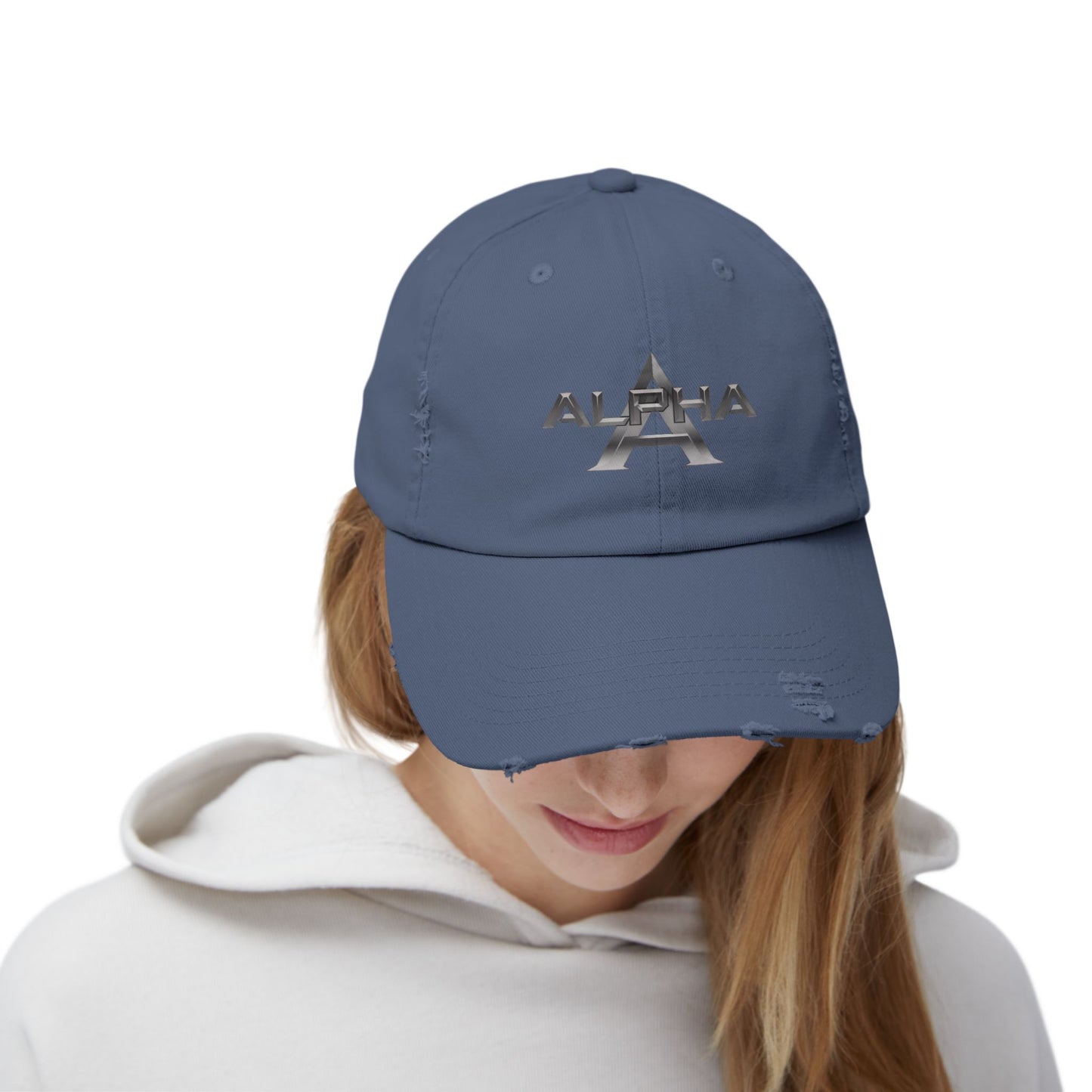LMX-ALPHA Unisex Distressed Cap